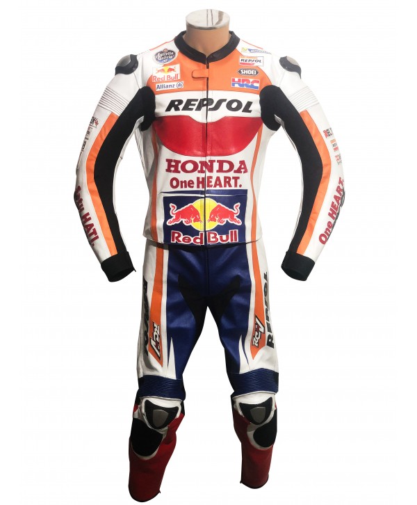 Marc Marquez Honda Repsol MotoGp 2020 Motorbike Racing Leather Suit