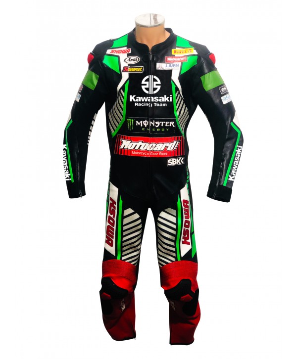 Jonathan Rea Kawasaki Motocard SBK 2019 Leather Suit